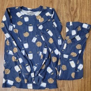Milk and cookies pajamas set